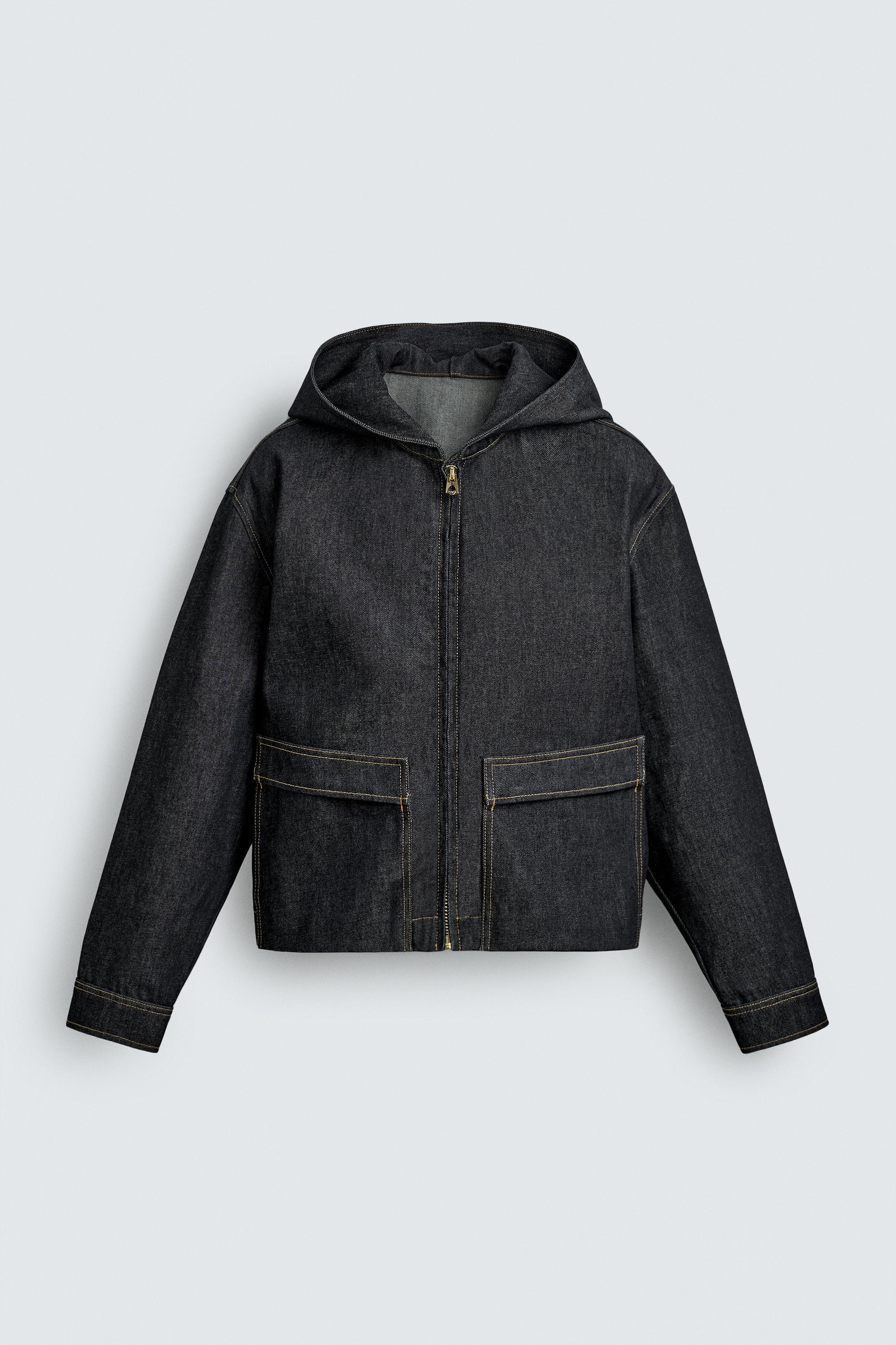 HOODIE DENIM JACKET